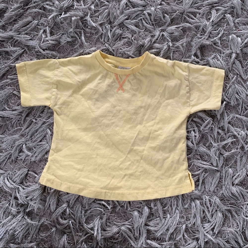 Zara Baby Plain Tee Shirt Size 9-12M